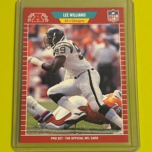 Lee Williams #367 1989 Pro Set Football Trading Card
